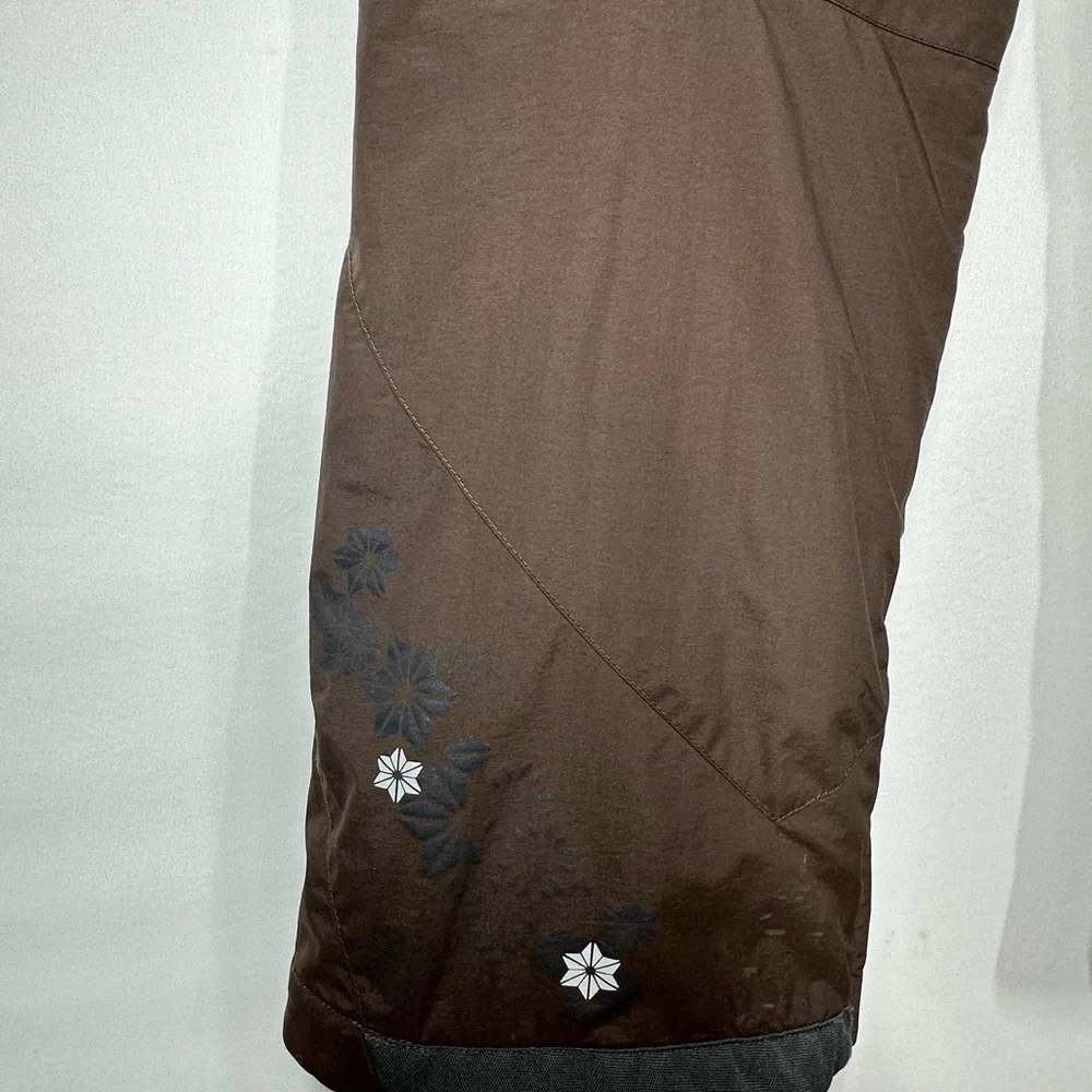 #2697 Columbia Youth Convert Ski Snowboard Snow Pants Size 14/16 Brown